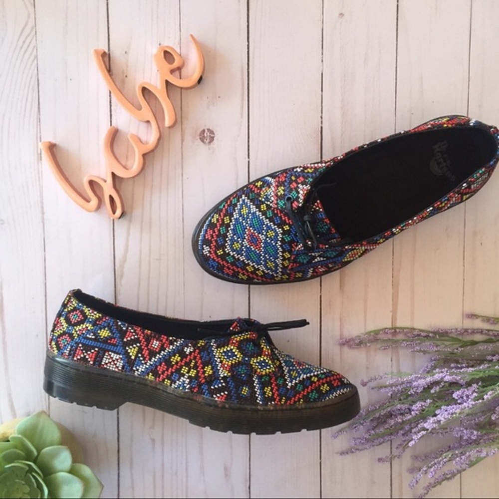NWT Dr. Martens Morada Aztec Weave - size 6